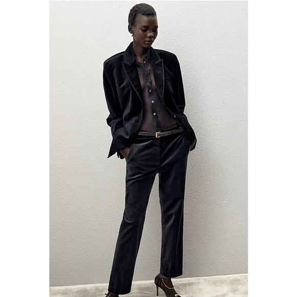 NWT J. Crew Kate Slim-Fit Pant In Velvet Black 2 - Picture 1 of 11